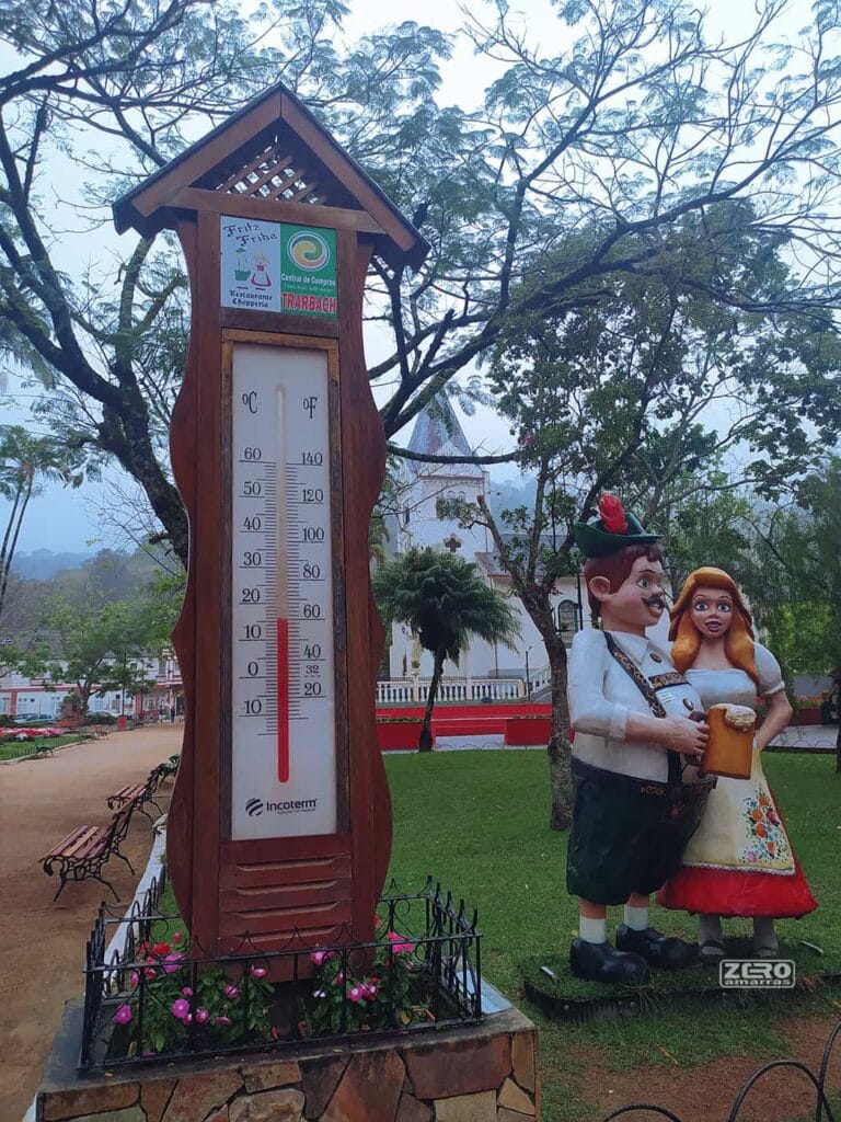 Domingos Martins,ES - Praça Dr. Arthur Gerhardt