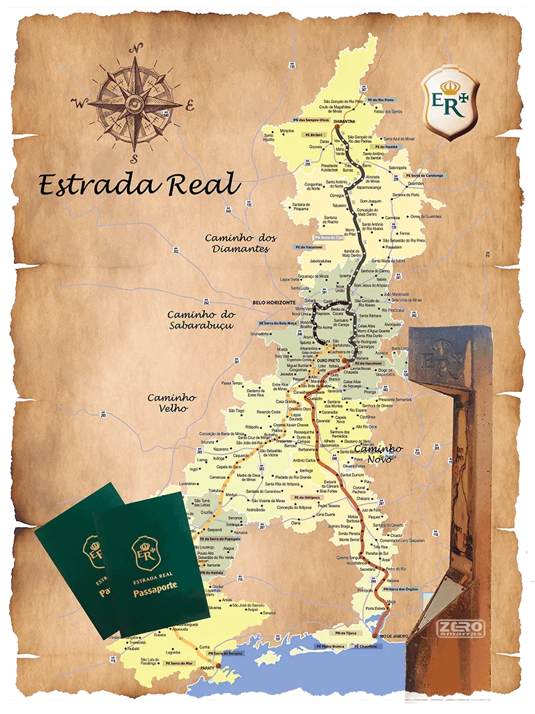 Mapa da Estrada Real